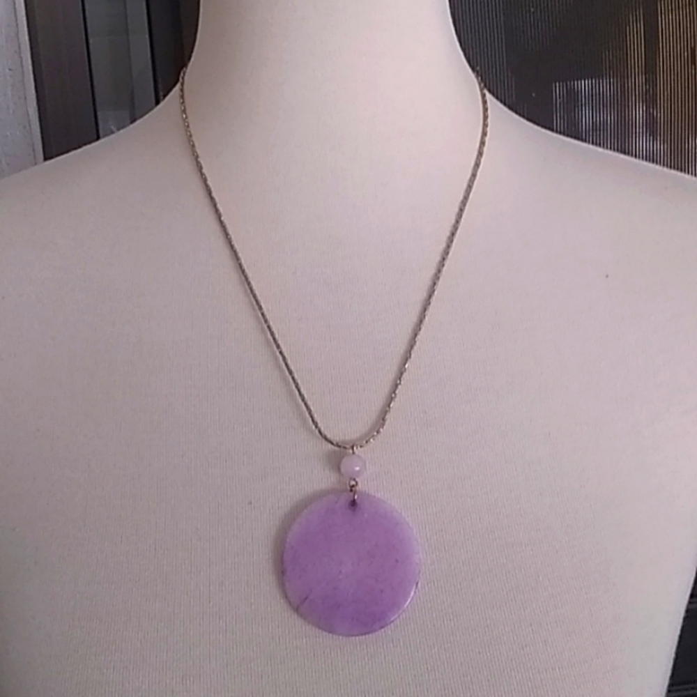 Purple Stone Necklace